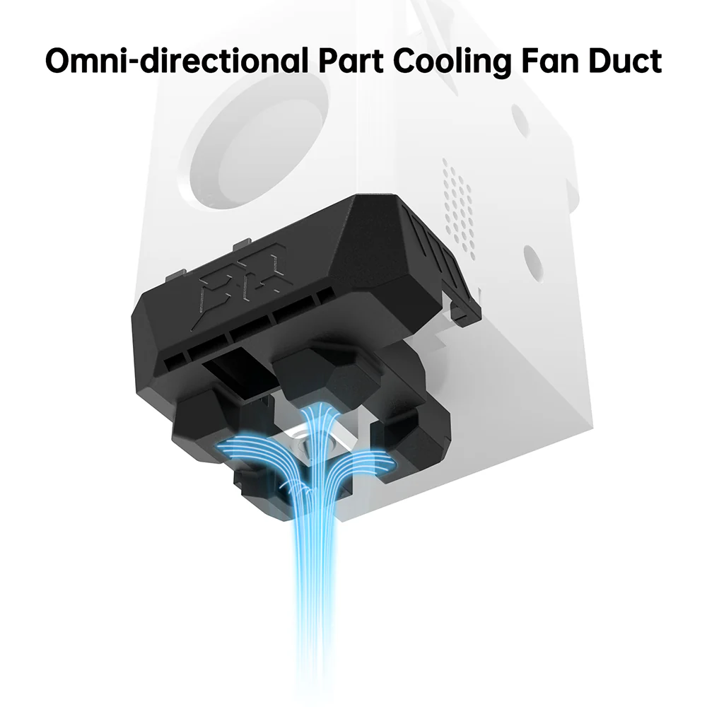 BIQU Panda Jet Cooling Fan Duct for Bambu Lab X1/P1 Hot ends