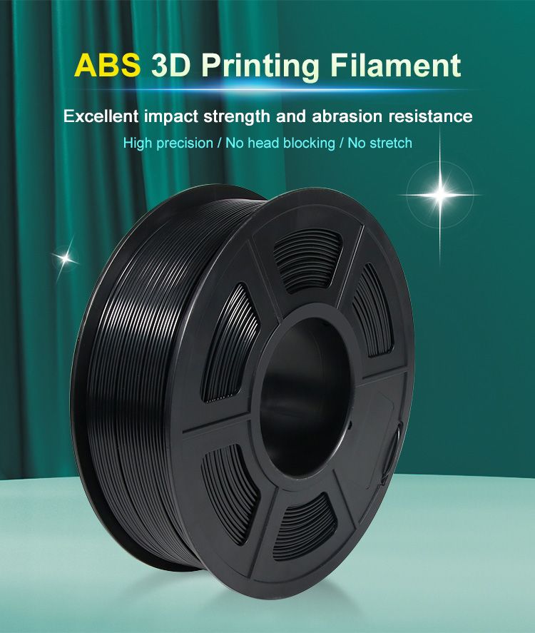 iSANMATE Black ABS filament 1.75mm 1kg roll