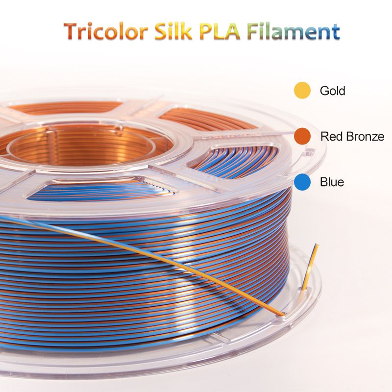 iSANMATE  Silk Copper-Blue-Gold Pla multi colour 1.75mm Filament 1kg roll