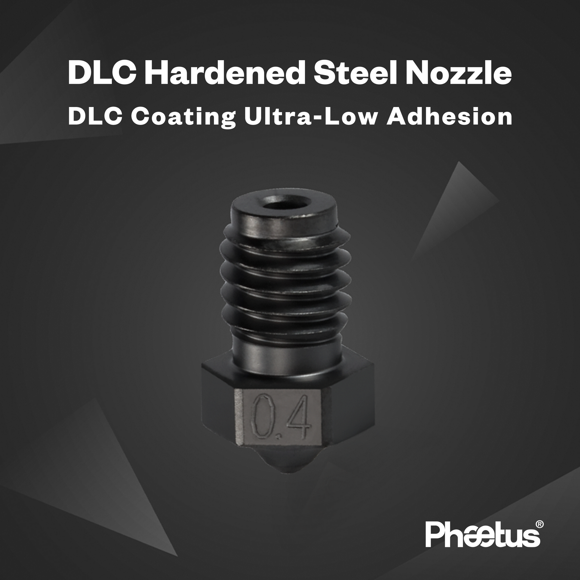 Phaetus DLC Hardened Steel PS Nozzle V2 (V6 style)