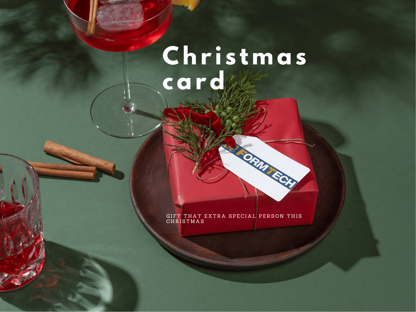 Formtech Christmas gift card