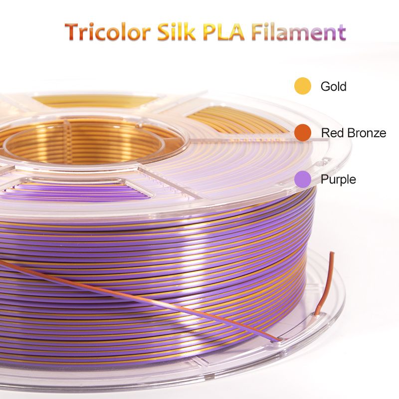 iSANMATE  Silk Gold-Purple-Copper Pla multi colour 1.75mm Filament 1kg roll