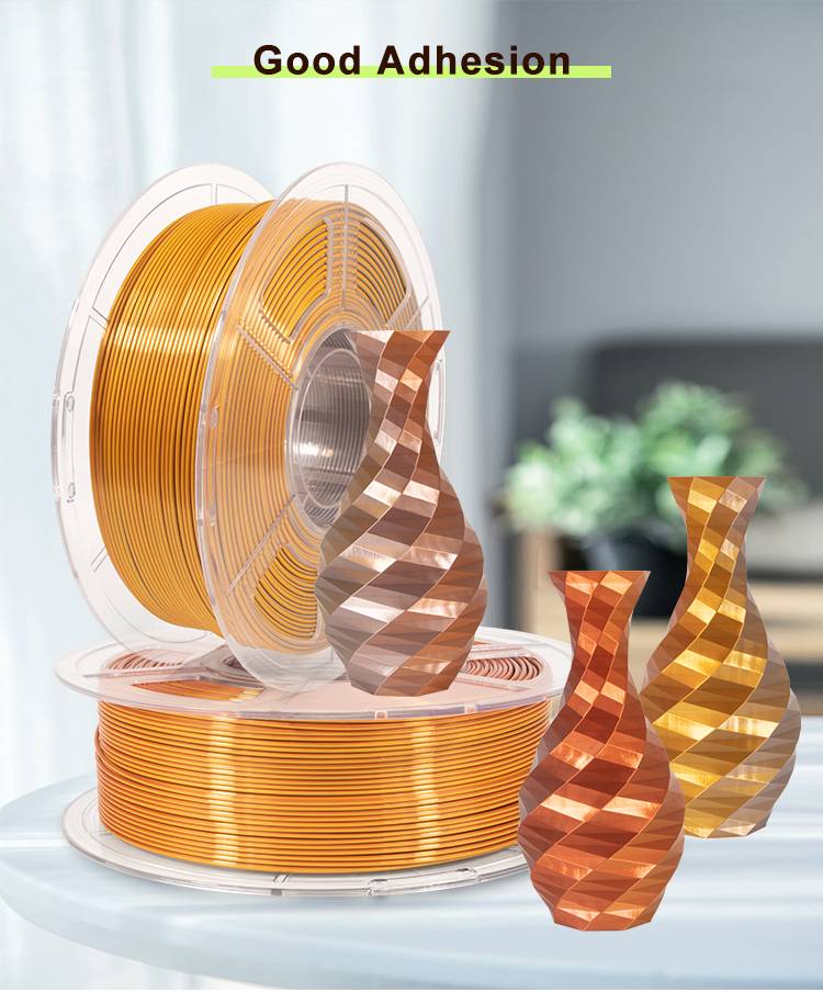 iSANMATE  Silk Gold-Silver-Copper Pla multi colour 1.75mm Filament 1kg roll