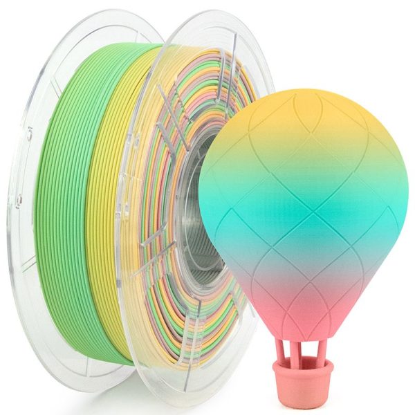 iSANMATE PLA+ HIGH SPEED MATTE RAINBOW COLOR 03 - 1.75mm Filament 1kg roll