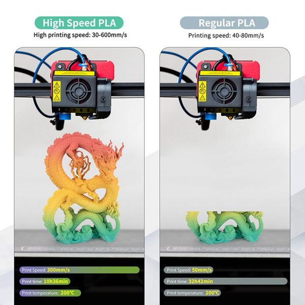 iSANMATE PLA+ HIGH SPEED MATTE RAINBOW COLOR 03 - 1.75mm Filament 1kg roll