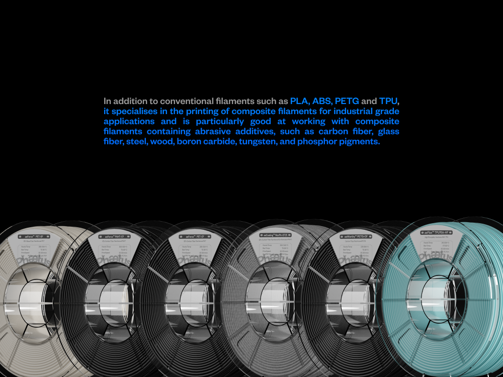 Phaetus Silicon carbide K1C (Creality) integrated nozzle