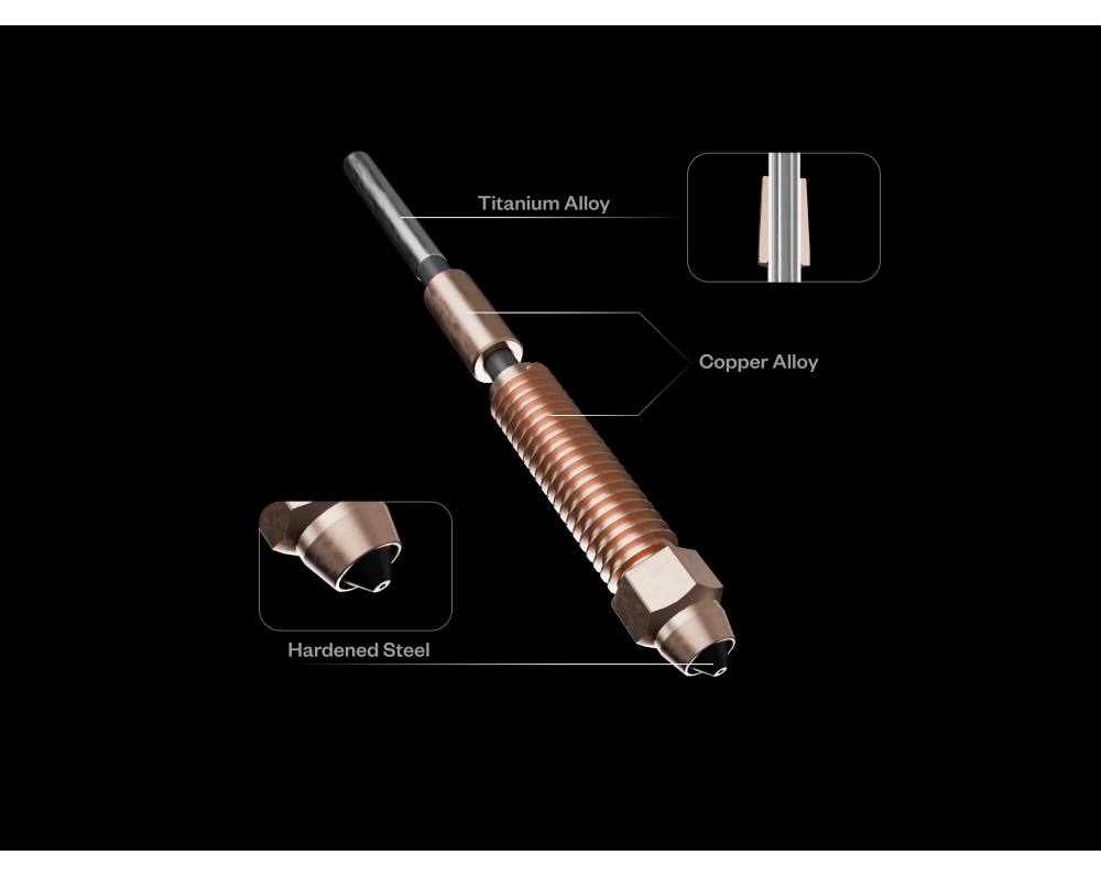 Phaetus EndCoat™ K1C (Creality) integrated nozzle