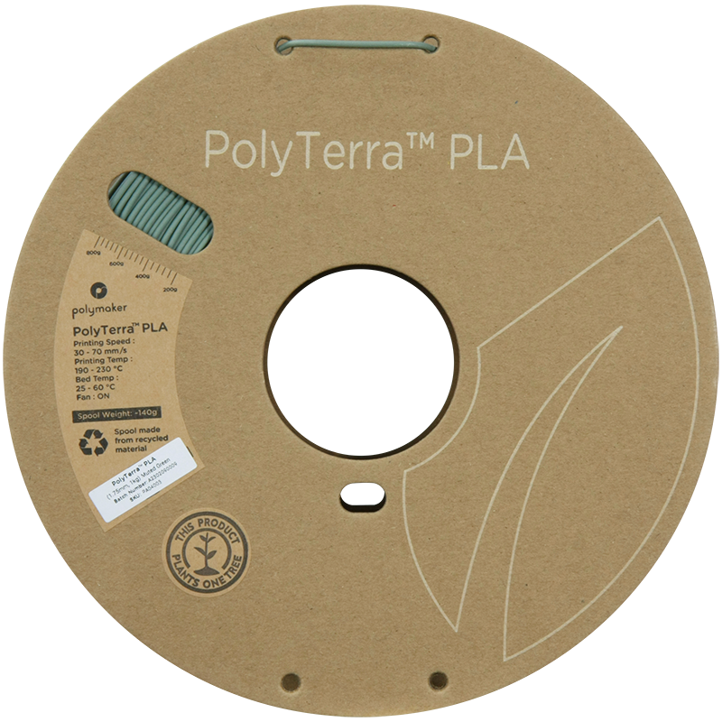 PolyTerra PLA Muted 1kg- Green