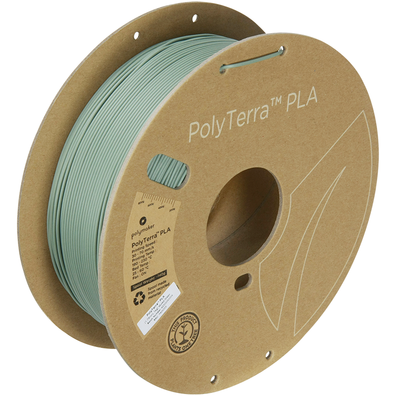 PolyTerra PLA Muted 1kg- Green