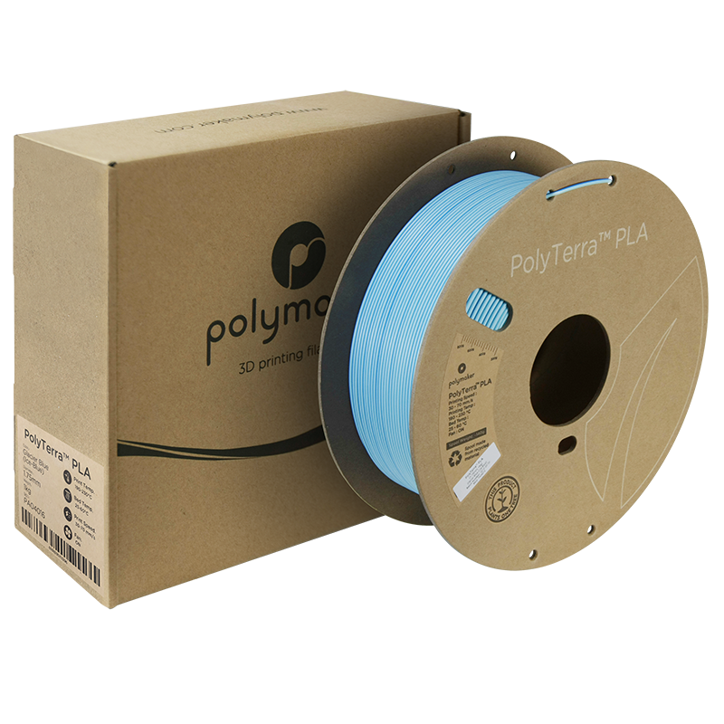 PolyTerra PLA Dual 1kg- Glacier Blue (Ice-Blue)