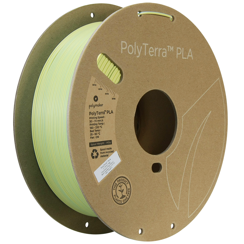 PolyTerra PLA Dual 1kg- Chameleon (Teal-Yellow)