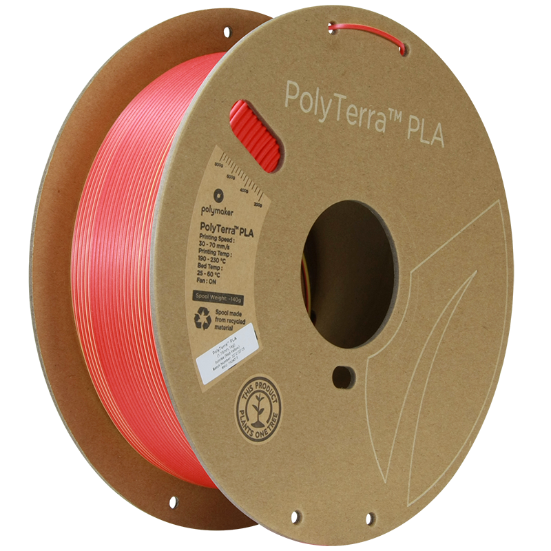 PolyTerra PLA Dual 1kg- Sunrise (Red-Yellow)