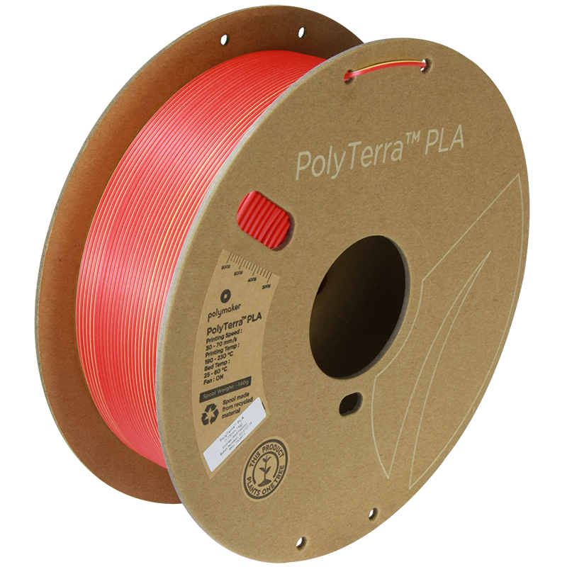 PolyTerra PLA Dual 1kg- Sunrise (Red-Yellow)