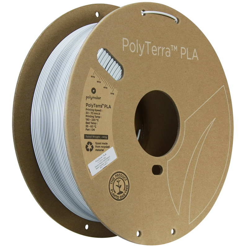 PolyTerra PLA Dual 1kg- Shadow Black (White-Black)