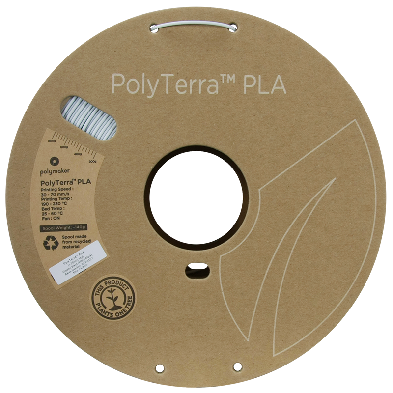 PolyTerra PLA Dual 1kg- Shadow Black (White-Black)