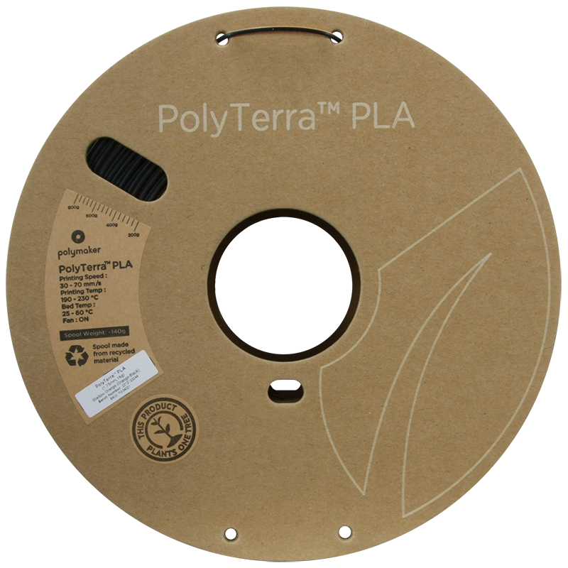 PolyTerra PLA Dual 1kg- Shadow Orange (Orange-Black)