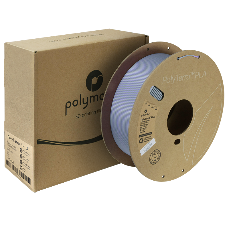 PolyTerra PLA Dual 1kg- Foggy Purple (Grey-Purple)