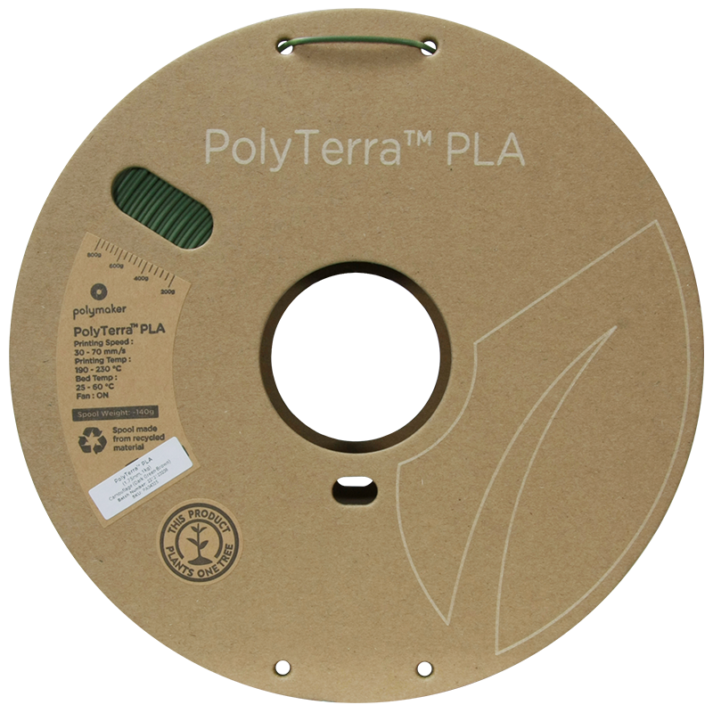 PolyTerra PLA Dual 1kg- Camouflage (Dark Green-Brown)