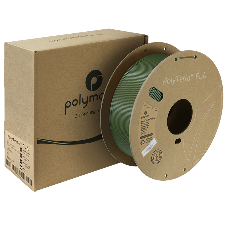 PolyTerra PLA Dual 1kg- Camouflage (Dark Green-Brown)