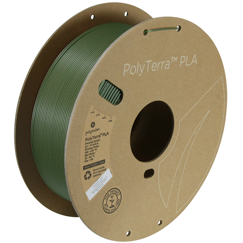 PolyTerra PLA Dual 1kg- Camouflage (Dark Green-Brown)