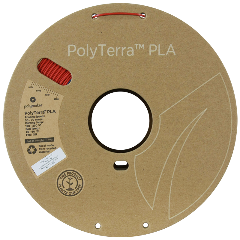 PolyTerra PLA Dual 1kg- Mixed Berries (Red-Dark Blue)