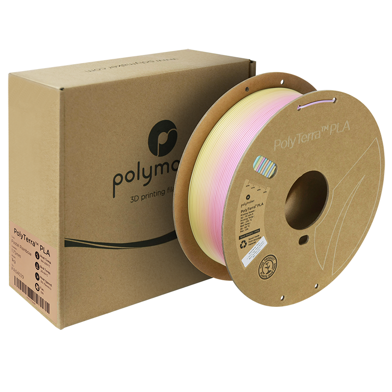 PolyTerra PLA Gradient 1kg- Pastel Rainbow