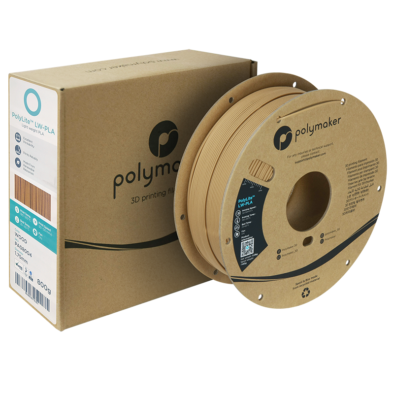 PolyLite™ LW-PLA 800g - Wood