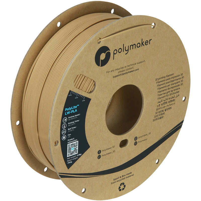 PolyLite™ LW-PLA 800g - Wood