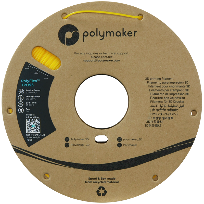 PolyFlex™ TPU95 750g - Yellow