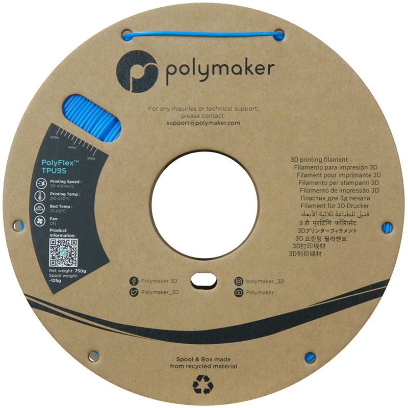 PolyFlex™ TPU95 750g - Blue