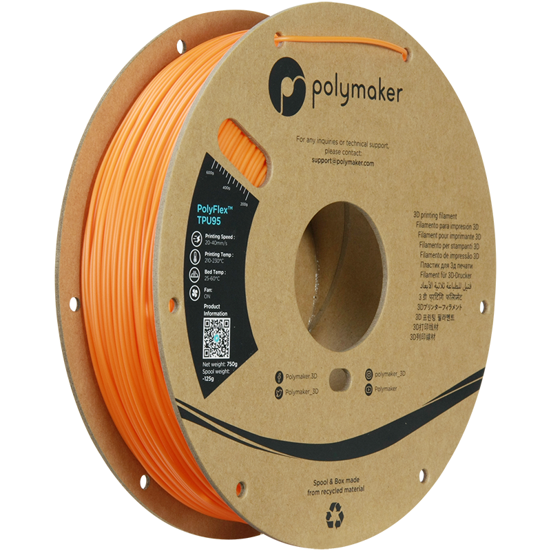 PolyFlex™ TPU95 750g - Orange