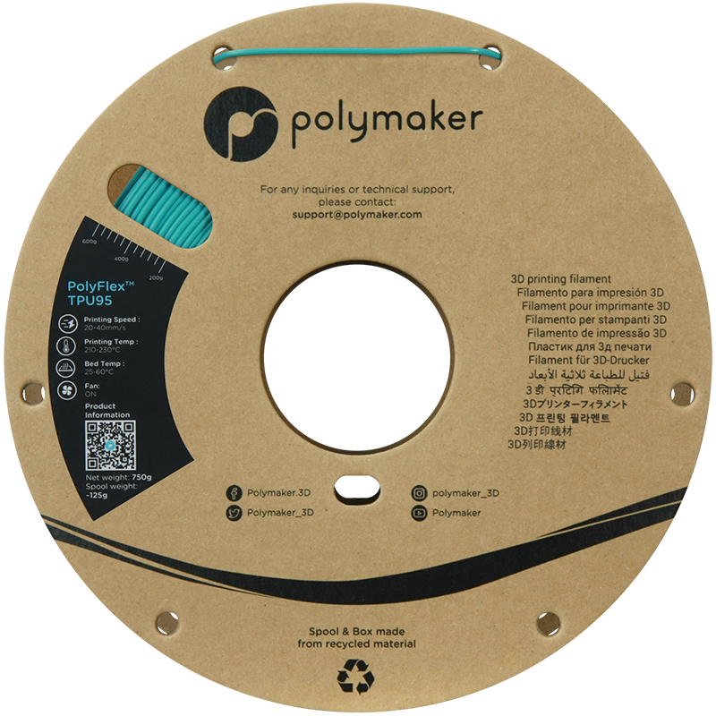 PolyFlex™ TPU95 750g - Polymaker Teal