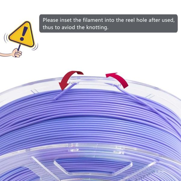 iSANMATE PLA+ BLUE & PURPLE MATTE GRADIENT 1.75mm Filament 1kg roll