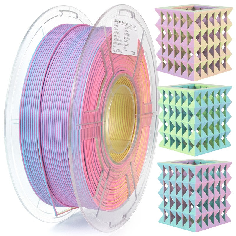 iSANMATE PLA+ [Fluorite] Matte Tri Colour 1.75mm Filament 1kg roll