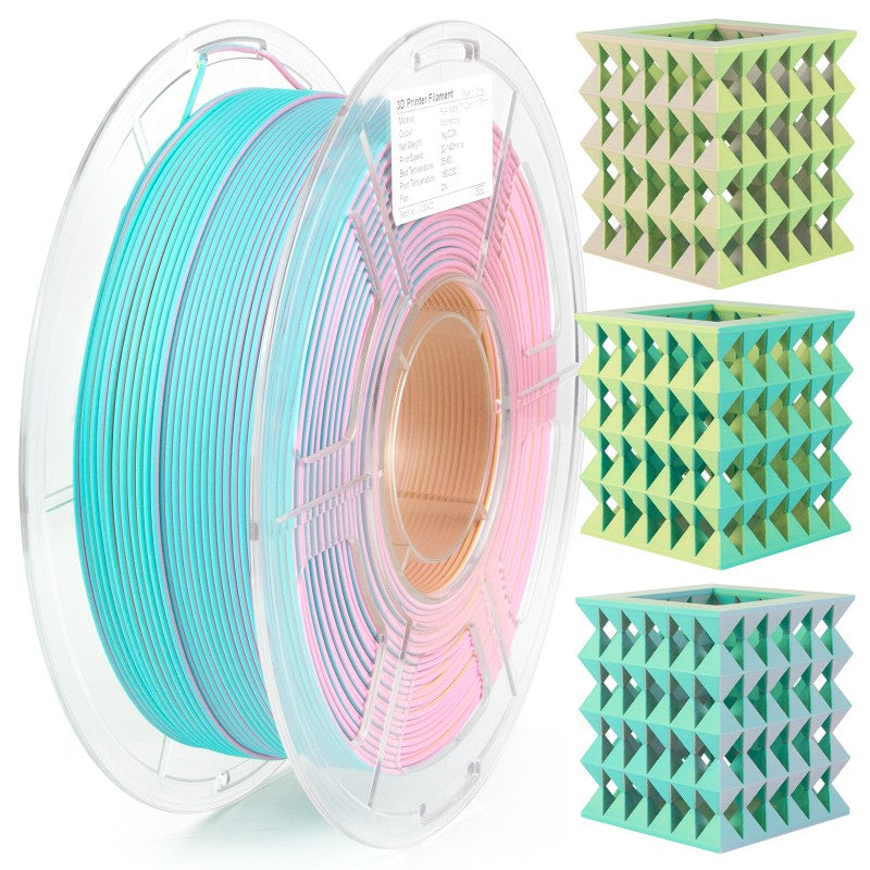 iSANMATE PLA+ [Moonstone] Matte Tri Colour 1.75mm Filament 1kg roll