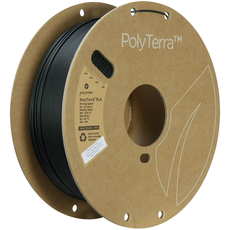 PolyTerra PLA Regular -  Charcoal Black