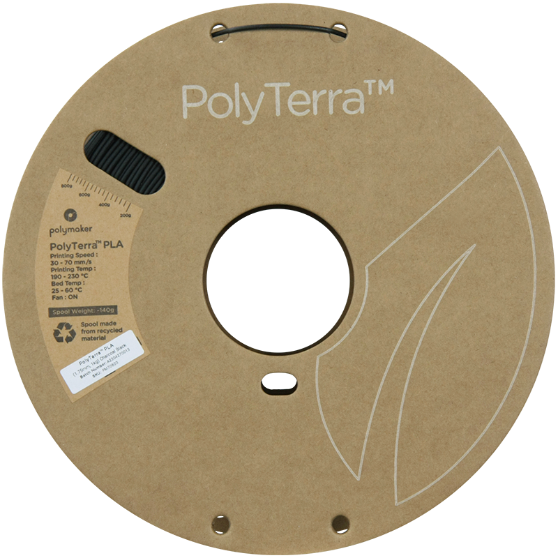 PolyTerra PLA Regular -  Charcoal Black