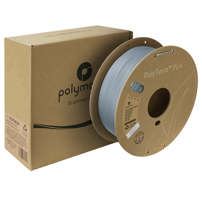 PolyTerra PLA Regular 1kg - Fossil Grey