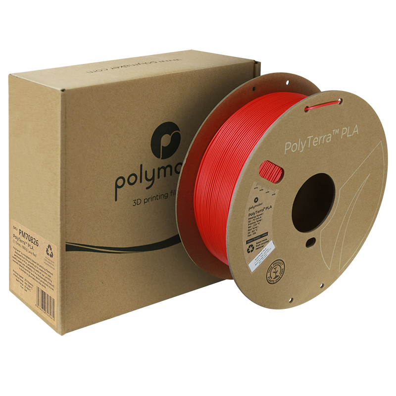 PolyTerra PLA Regular 1kg - Lava Red