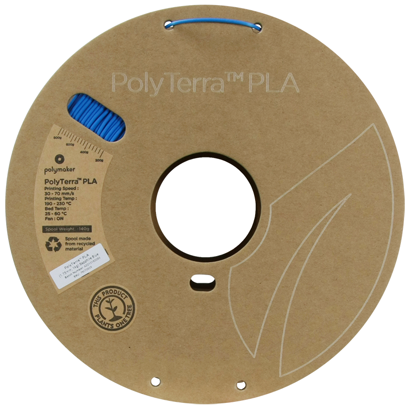 PolyTerra PLA Regular 1kg - Sapphire Blue