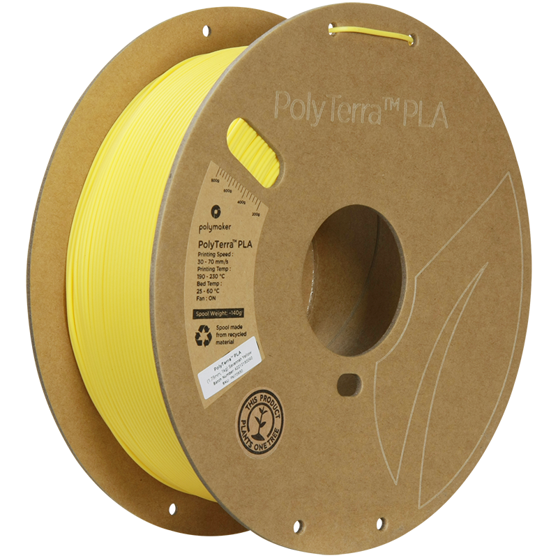 PolyTerra PLA Regular 1kg - Savannah Yellow