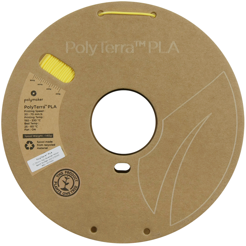 PolyTerra PLA Regular 1kg - Savannah Yellow