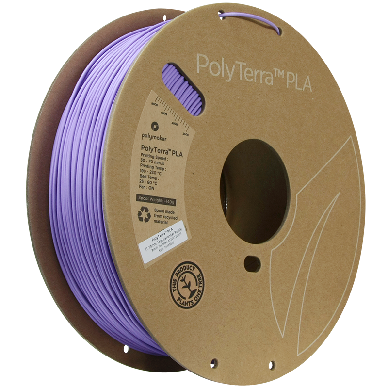 PolyTerra PLA Regular 1kg - Lavender Purple