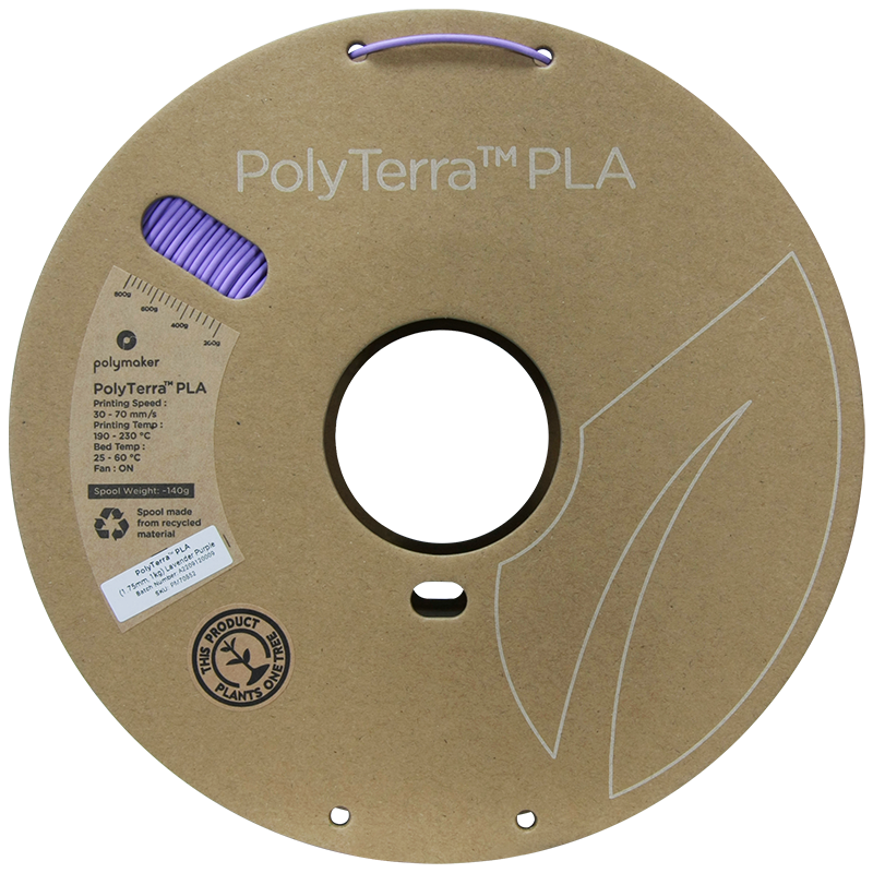 PolyTerra PLA Regular 1kg - Lavender Purple