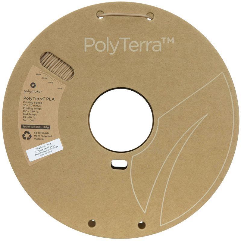 PolyTerra PLA Pastel 1kg- Peanut