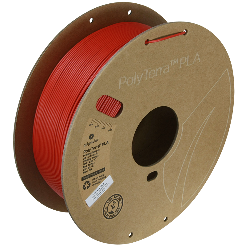 PolyTerra PLA Regular 1kg - Army Red