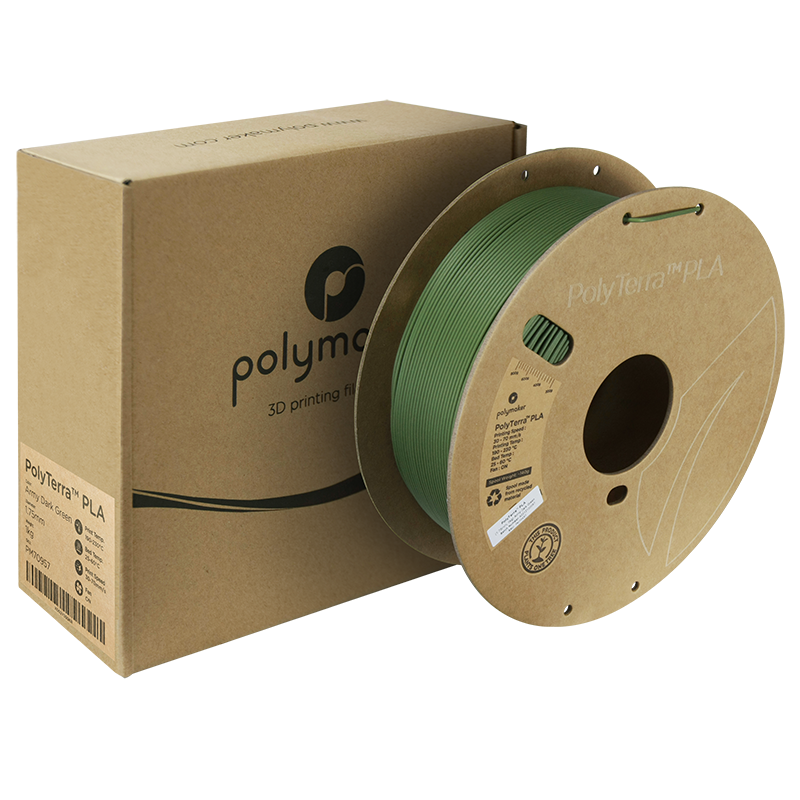 PolyTerra PLA Regular - Army Dark Green