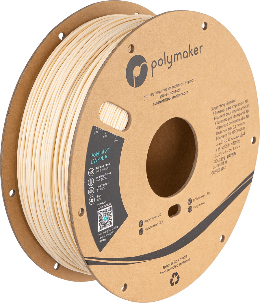 PolyLite™ LW-PLA 800g - White