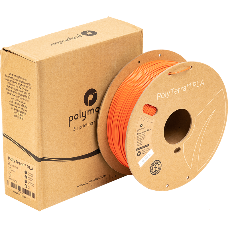 PolyTerra PLA Muted 1kg- Red