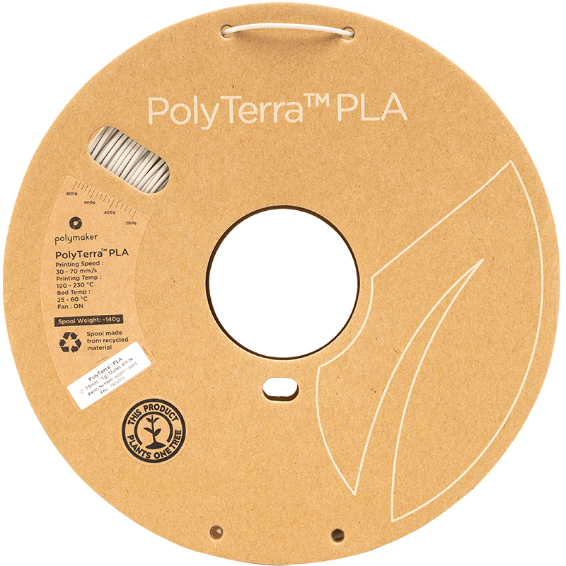 PolyTerra PLA Muted 1kg- White